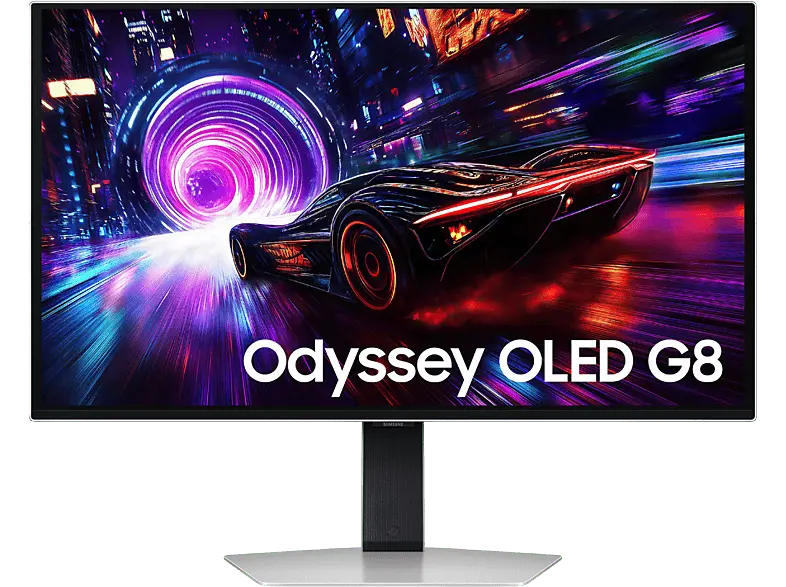Samsung G81SF 27 Zoll Gaming Monitor, OLED 4K, 0,03 ms Reaktionszeit, 250 cd/m², 240 Hz, Silber