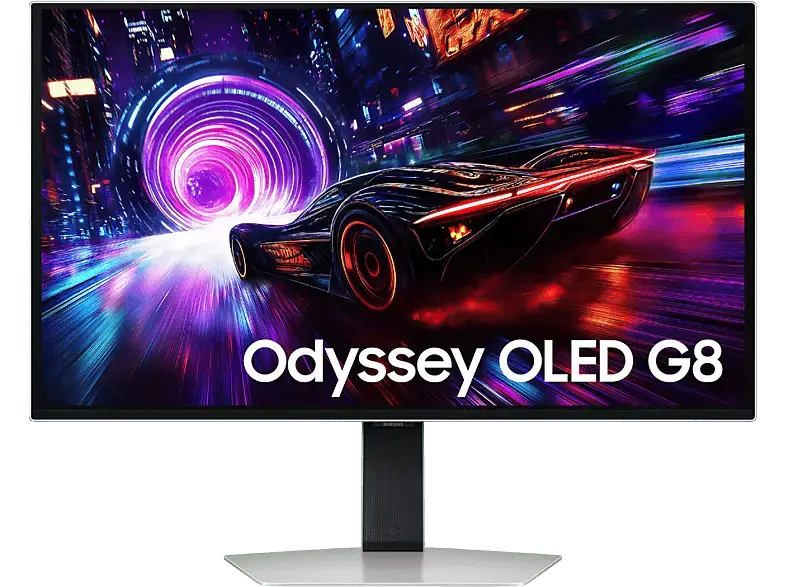 Samsung G81SF 27 Zoll Gaming Monitor, OLED 4K, 0,03 ms Reaktionszeit, 250 cd/m², 240 Hz, Silber
