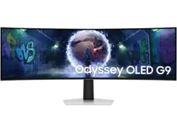 Samsung LS49DG934SU 49 Zoll Gaming Monitor, QHD, 0,03 ms Reaktionszeit, 250 cd/m², 240 Hz, Silber