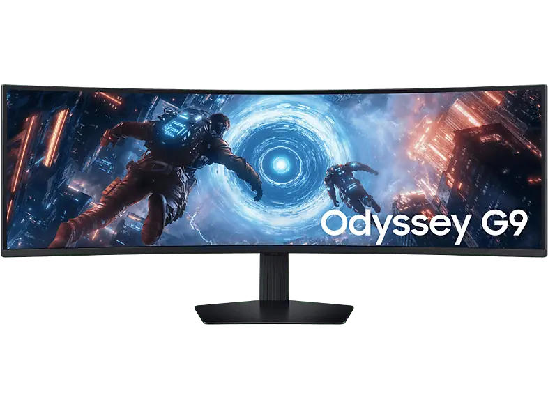 Samsung G91F 49 Zoll Gaming Monitor, DQHD, 1 ms Reaktionszeit, 350 cd/m², 144 Hz, Schwarz