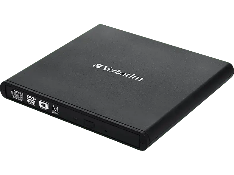 VERBatIM DVD Brenner External Slimline, USB 2.0 (98938); CD-/DVD Brenner