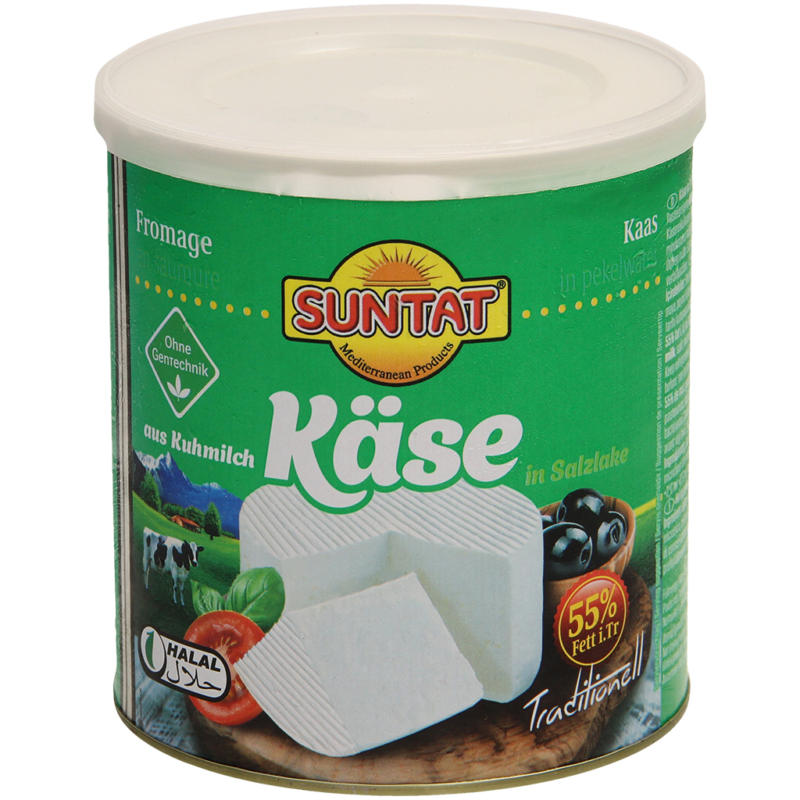 Käse in Salzlake, 55% Fett i. Tr.