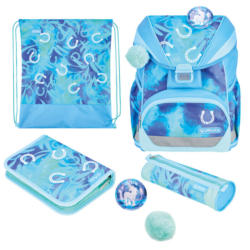 HERLITZ Schultaschen-Set UltraLight XL Lucky Horse 5-teilig blau