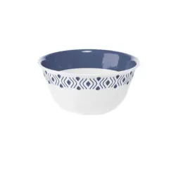 Schüssel Tosca Ø 19 cm weiß/blau