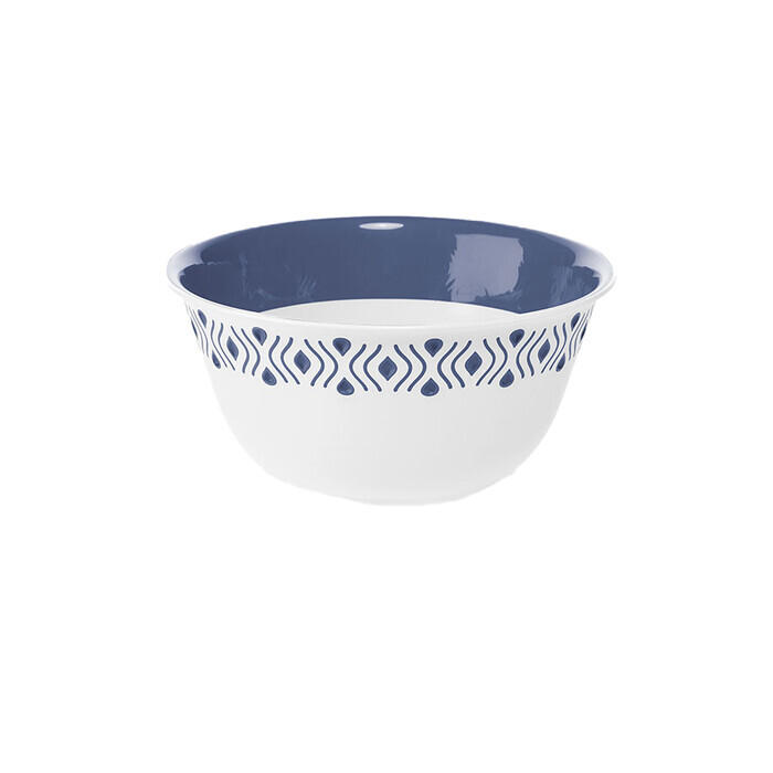 Schüssel Tosca Ø 19 cm weiß/blau