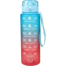 Sportflasche 1 Liter Drink More bunt