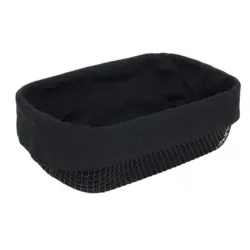 Brotkorb 28 x 18 x 9 cm schwarz