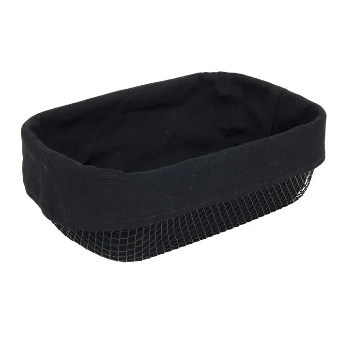 Brotkorb 28 x 18 x 9 cm schwarz