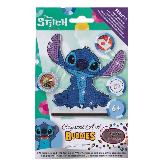 CRYSTAL ART Buddies Stitch blau