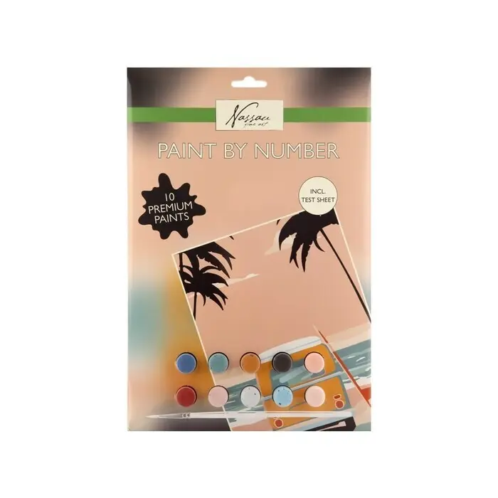 NASSAU Malen nach Zahlen Surf Van 32 x 22 cm