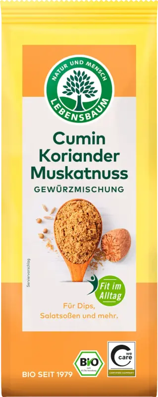 LEBENSBAUM Gewürzmischung, Cumin-Koriander-Muskat