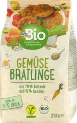 dmBio Gemüse Bratlinge