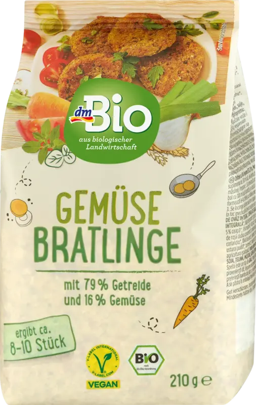 dmBio Gemüse Bratlinge