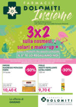 Farmacie Dolomiti 3x2 sulla cosmesi solari e make-up - al 30.06.2025