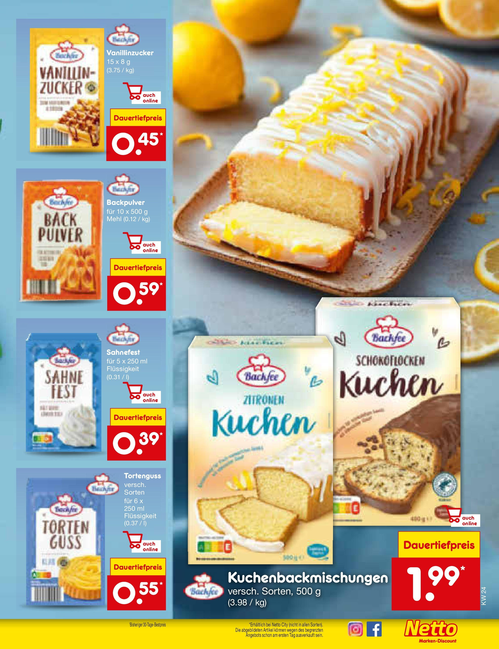 Netto Marken-Discount prospekt Berlin-Spandau (ab 10.06.2025) » Angebote | Seite: 17 | Produkte: Zucker, Kuchen, Sahne, Zitronen Netto Marken-Discount prospekt Berlin-Spandau (ab 10.06.2025) » Angebote | Seite: 17 | Produkte: Zucker, Kuchen, Sahne, Zitronen