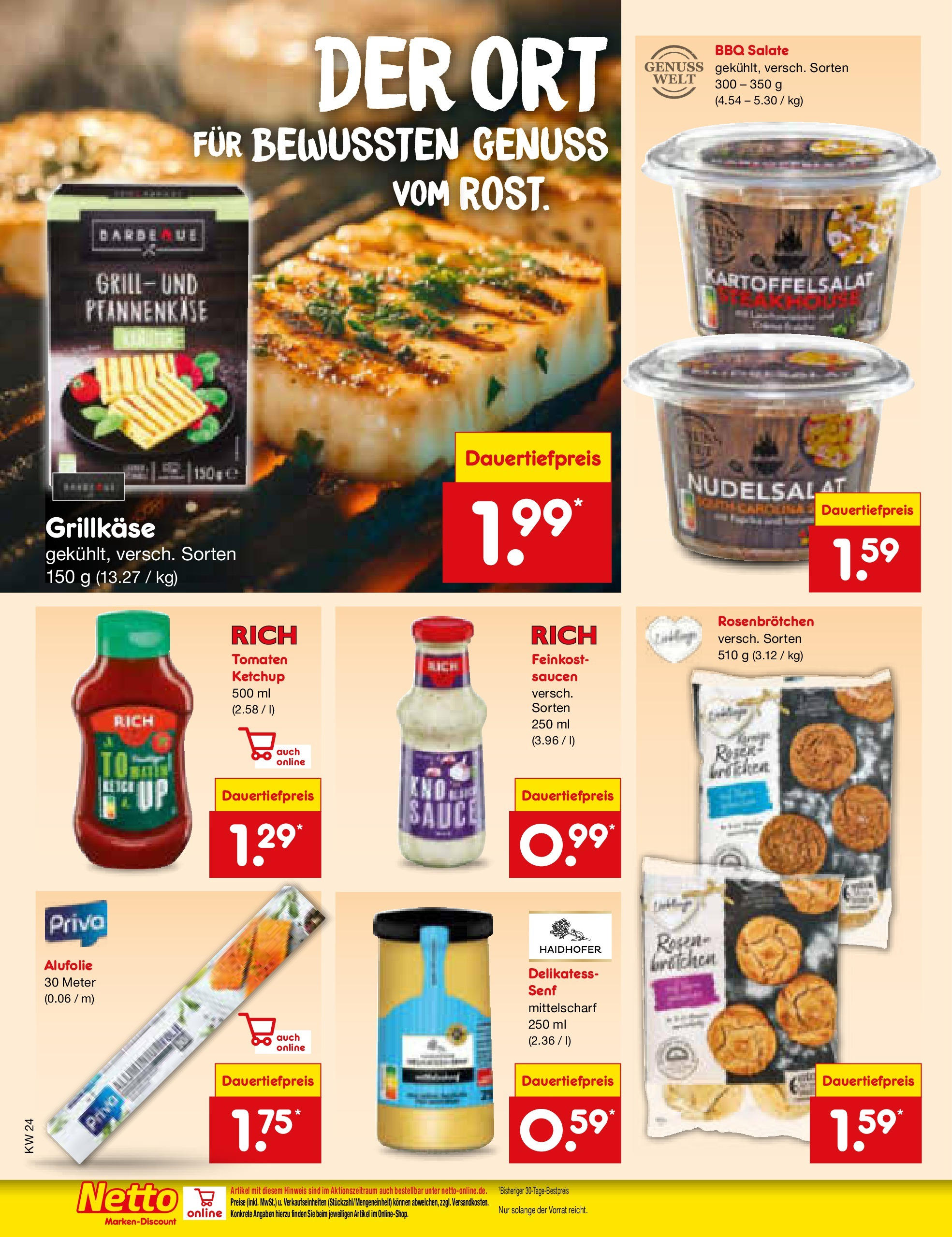 Netto Marken-Discount prospekt Berlin-Spandau (ab 10.06.2025) » Angebote | Seite: 22 | Produkte: Grill, Tomaten, Ketchup Netto Marken-Discount prospekt Berlin-Spandau (ab 10.06.2025) » Angebote | Seite: 22 | Produkte: Grill, Tomaten, Ketchup