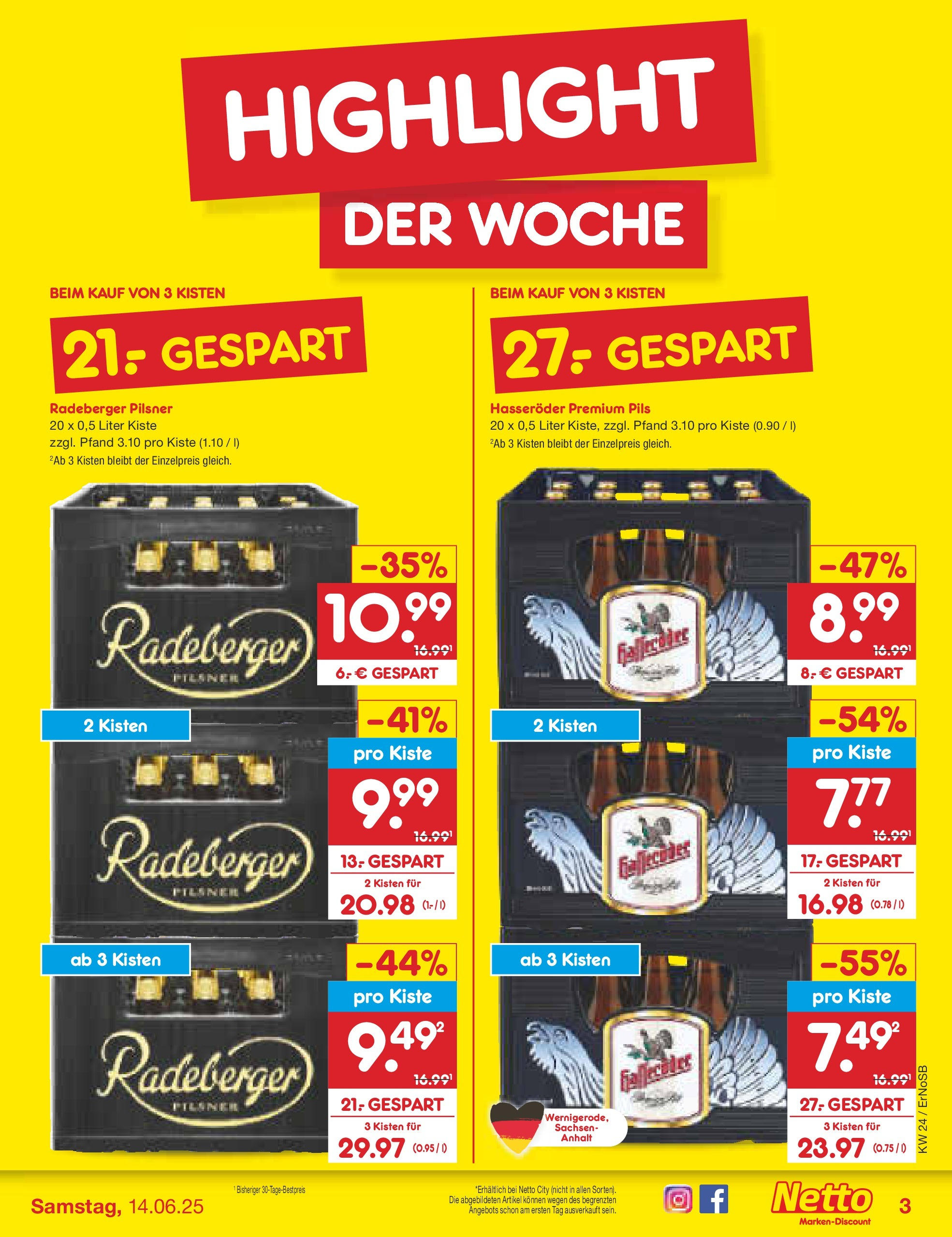Netto Marken-Discount prospekt Elxleben (ab 10.06.2025) » Angebote | Seite: 3 Netto Marken-Discount prospekt Elxleben (ab 10.06.2025) » Angebote | Seite: 3