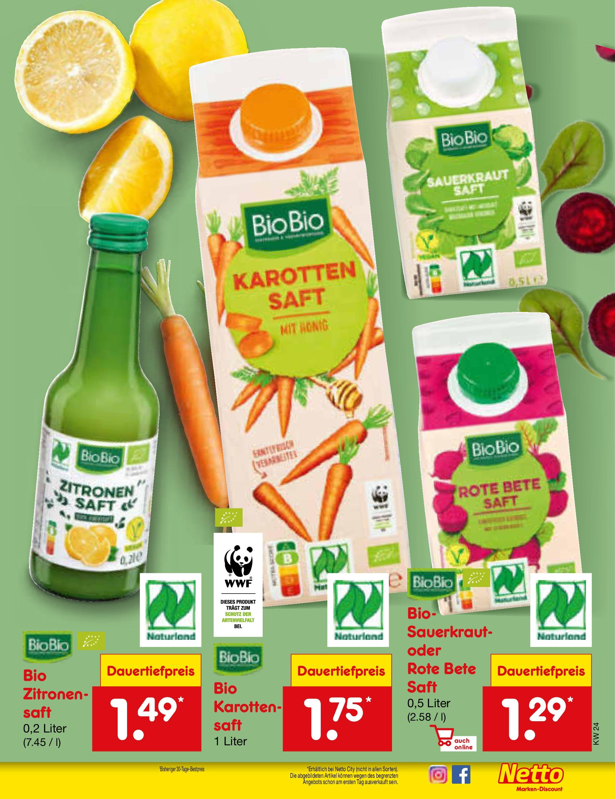 Netto Marken-Discount prospekt Berlin-Spandau (ab 10.06.2025) » Angebote | Seite: 55 | Produkte: Saft, Zitronen Netto Marken-Discount prospekt Berlin-Spandau (ab 10.06.2025) » Angebote | Seite: 55 | Produkte: Saft, Zitronen