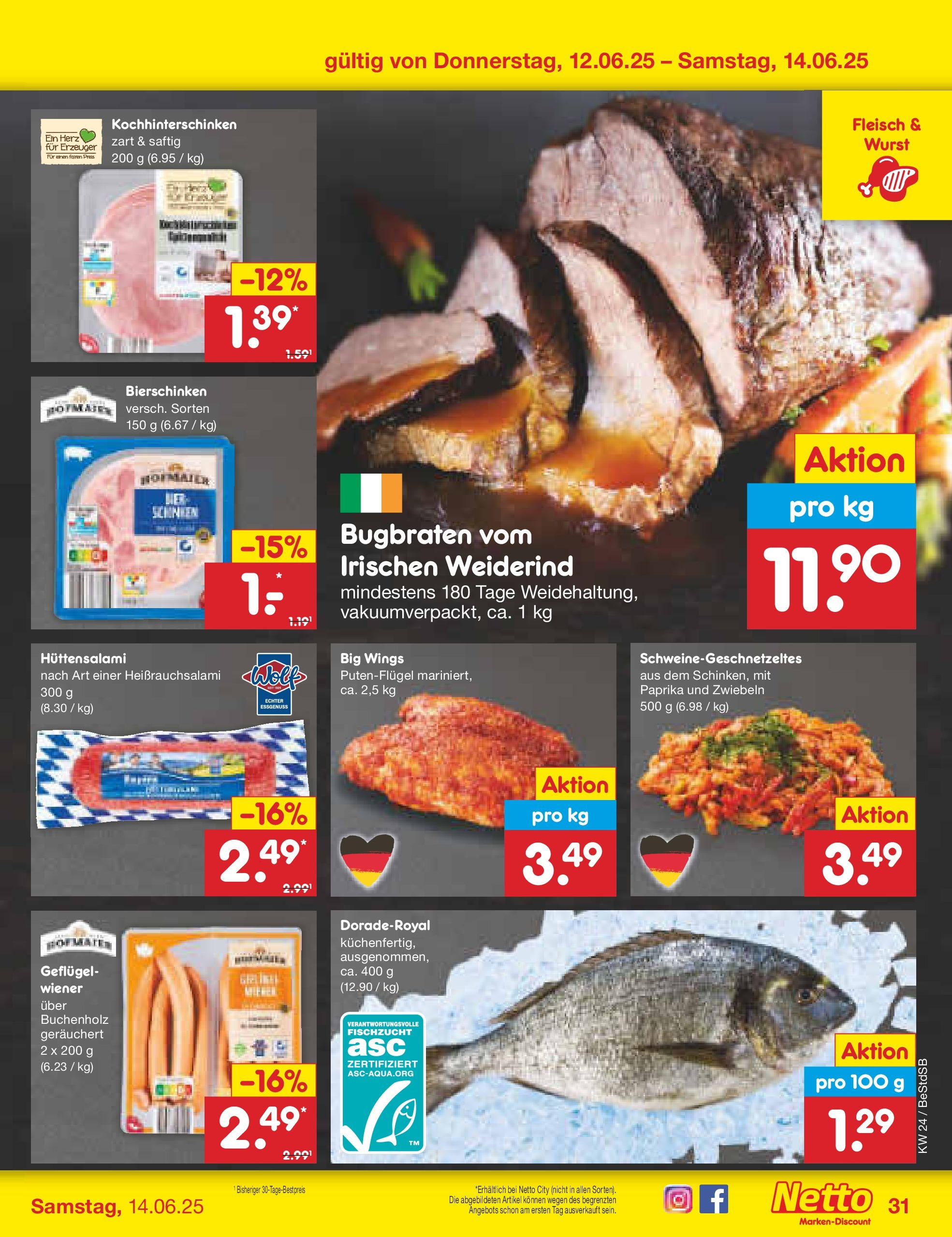 Netto Marken-Discount prospekt Berlin-Spandau (ab 10.06.2025) » Angebote | Seite: 49 | Produkte: Zwiebeln, Paprika, Wurst, Salami Netto Marken-Discount prospekt Berlin-Spandau (ab 10.06.2025) » Angebote | Seite: 49 | Produkte: Zwiebeln, Paprika, Wurst, Salami