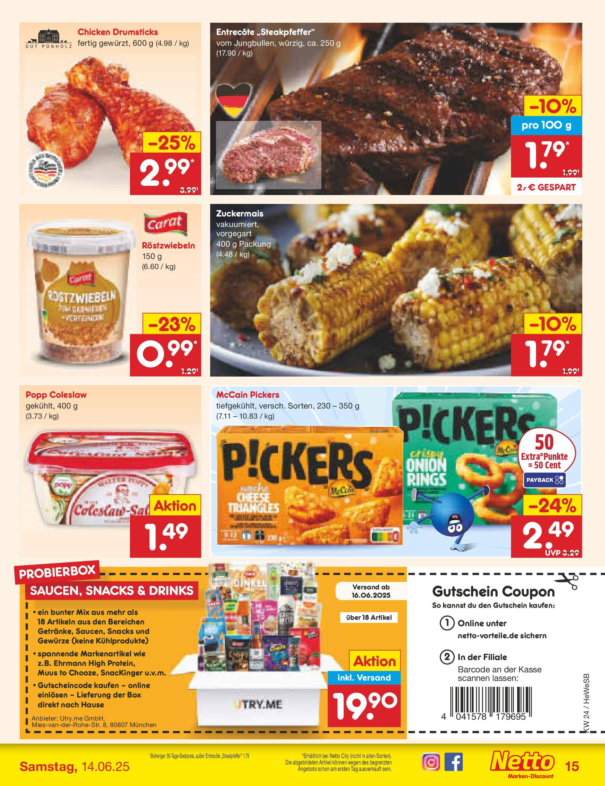 Netto Marken-Discount prospekt Brietlingen	 (ab 10.06.2025) » Angebote | Seite: 19