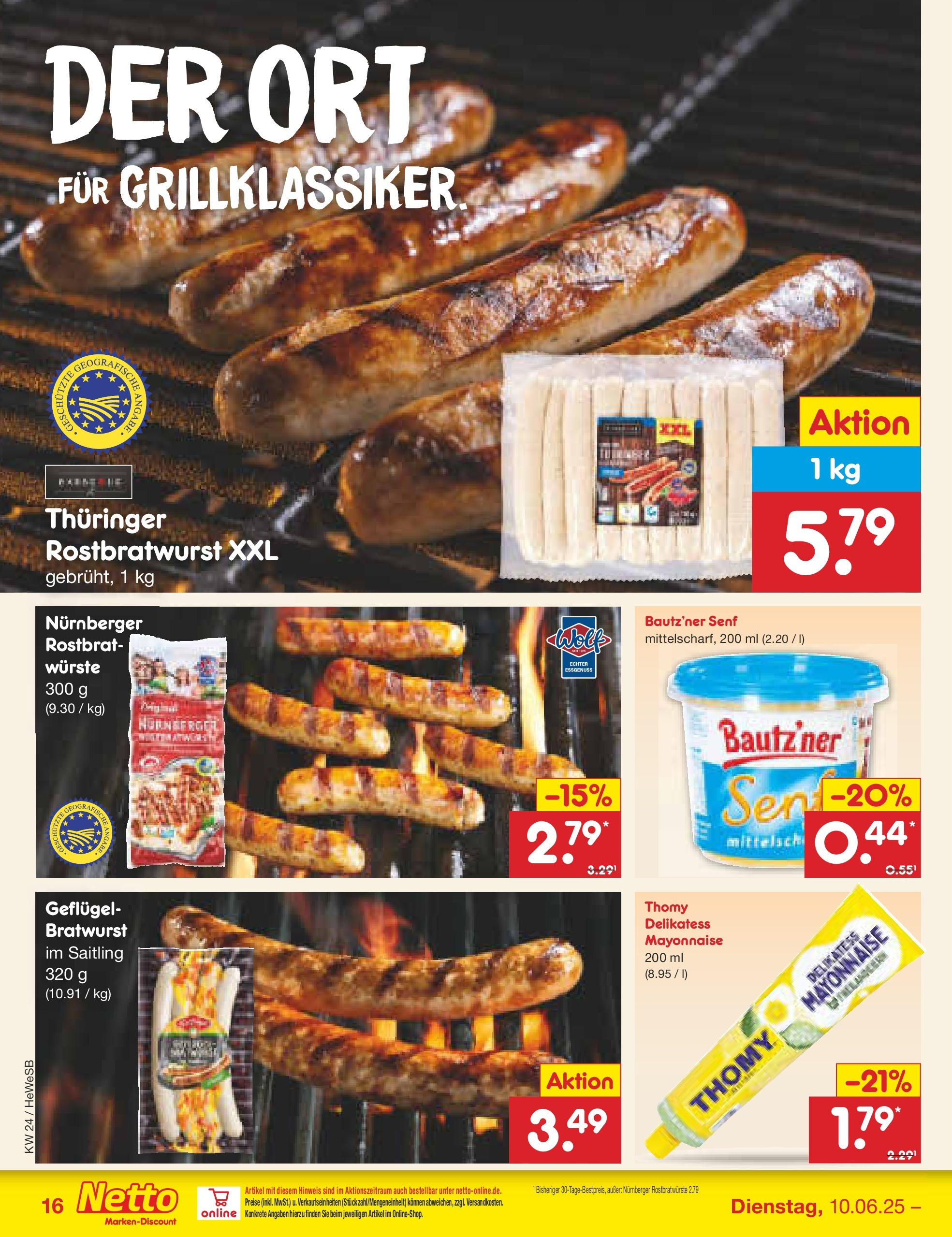 Netto Marken-Discount prospekt Brietlingen	 (ab 10.06.2025) » Angebote | Seite: 20
