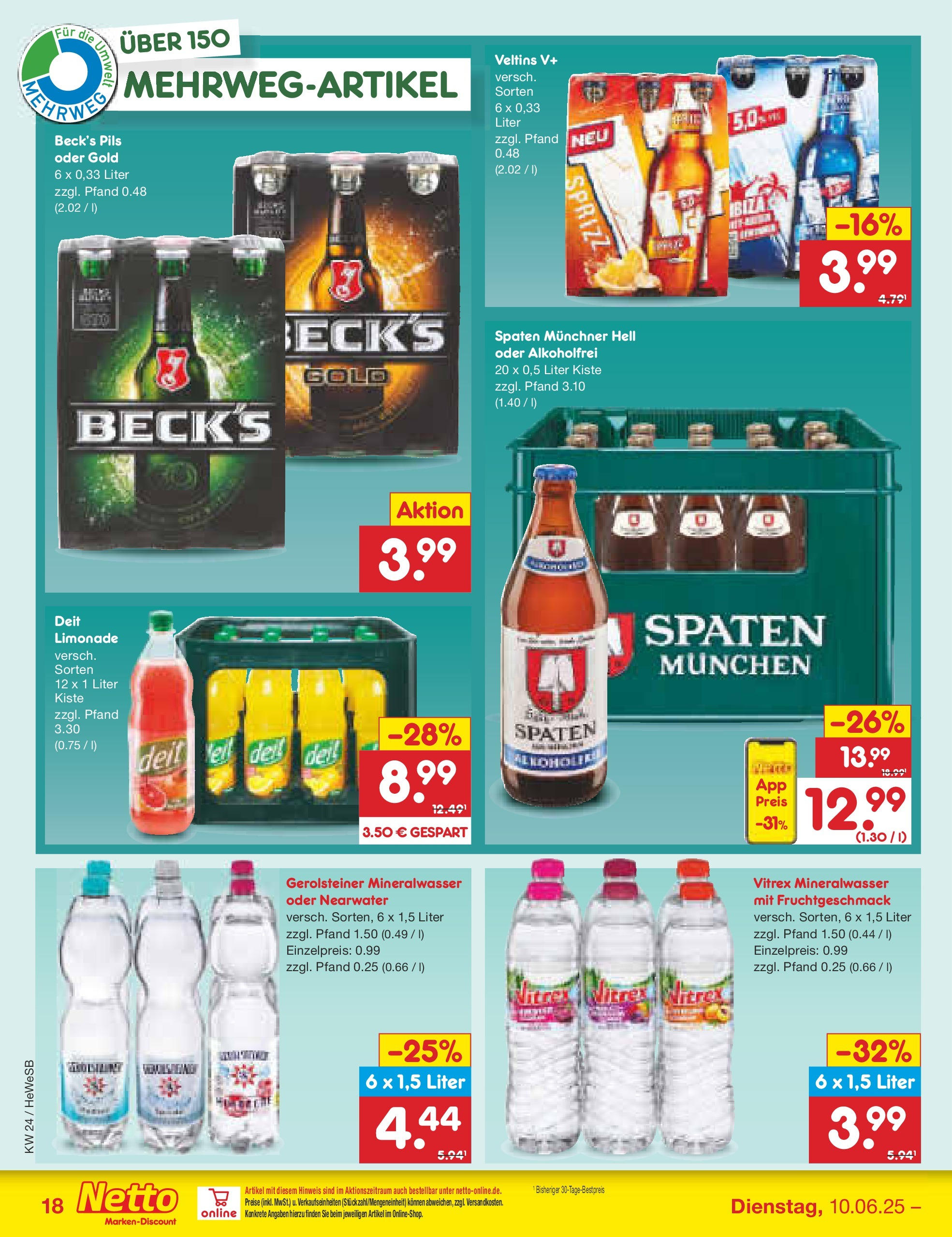 Netto Marken-Discount prospekt Brietlingen	 (ab 10.06.2025) » Angebote | Seite: 26
