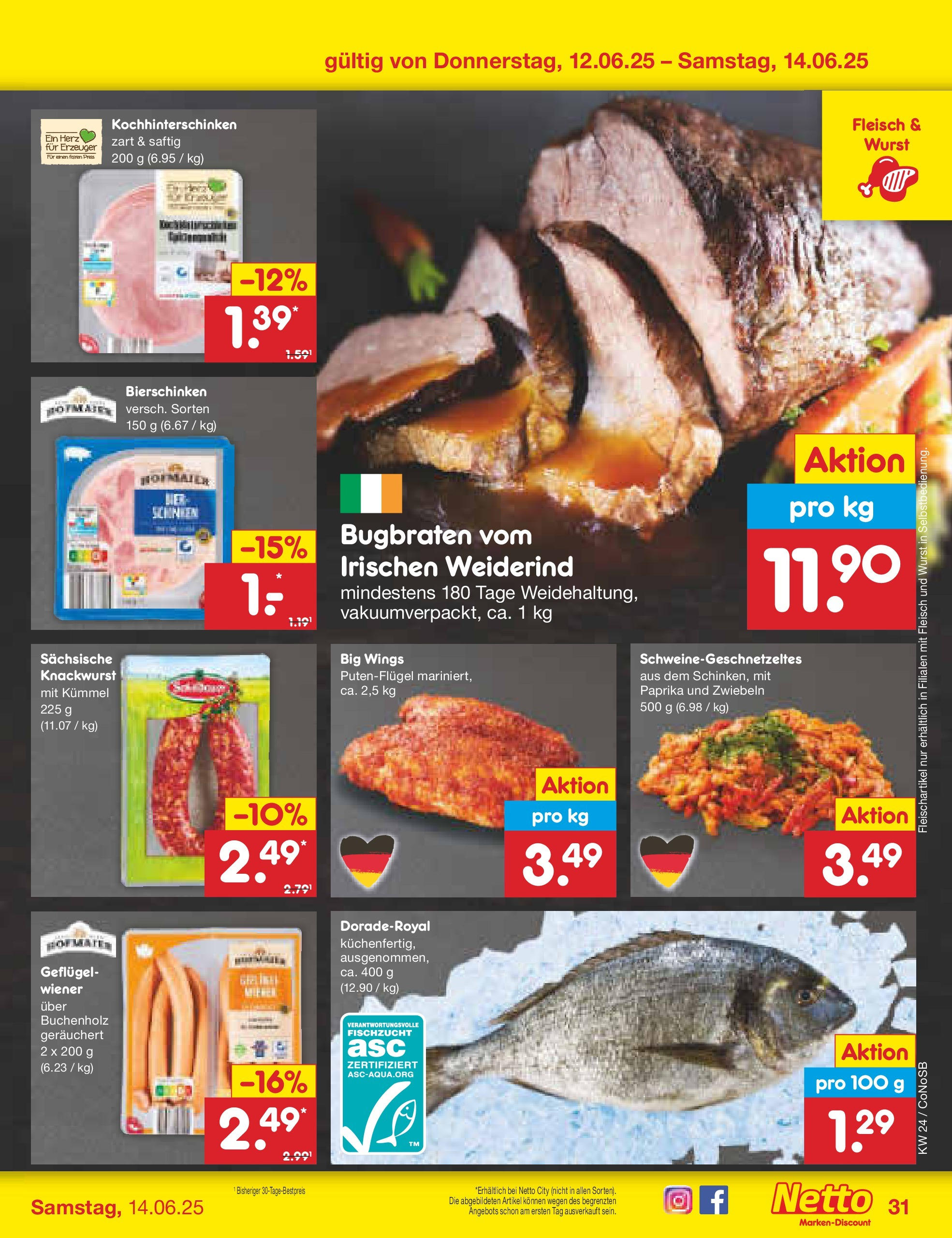 Netto Marken-Discount prospekt Kloster Lehnin (ab 10.06.2025) » Angebote | Seite: 49 | Produkte: Zwiebeln, Paprika, Wurst, Schinken Netto Marken-Discount prospekt Kloster Lehnin (ab 10.06.2025) » Angebote | Seite: 49 | Produkte: Zwiebeln, Paprika, Wurst, Schinken