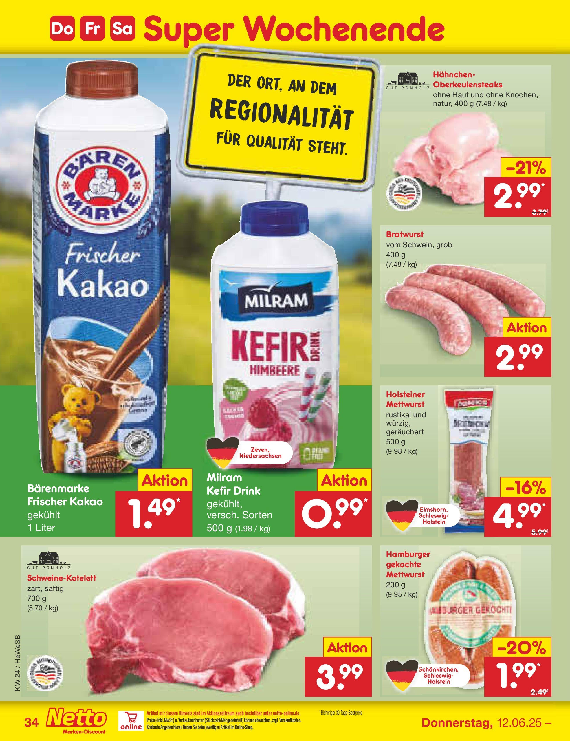 Netto Marken-Discount prospekt Brietlingen	 (ab 10.06.2025) » Angebote | Seite: 52