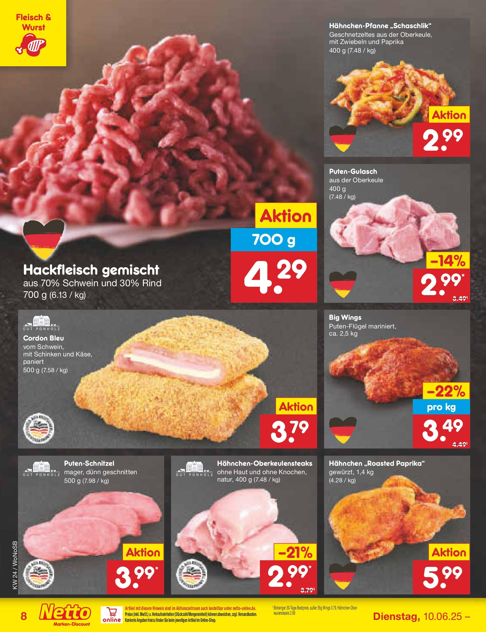 Netto Marken-Discount prospekt Lahnau (ab 10.06.2025) » Angebote | Seite: 8 Netto Marken-Discount prospekt Lahnau (ab 10.06.2025) » Angebote | Seite: 8