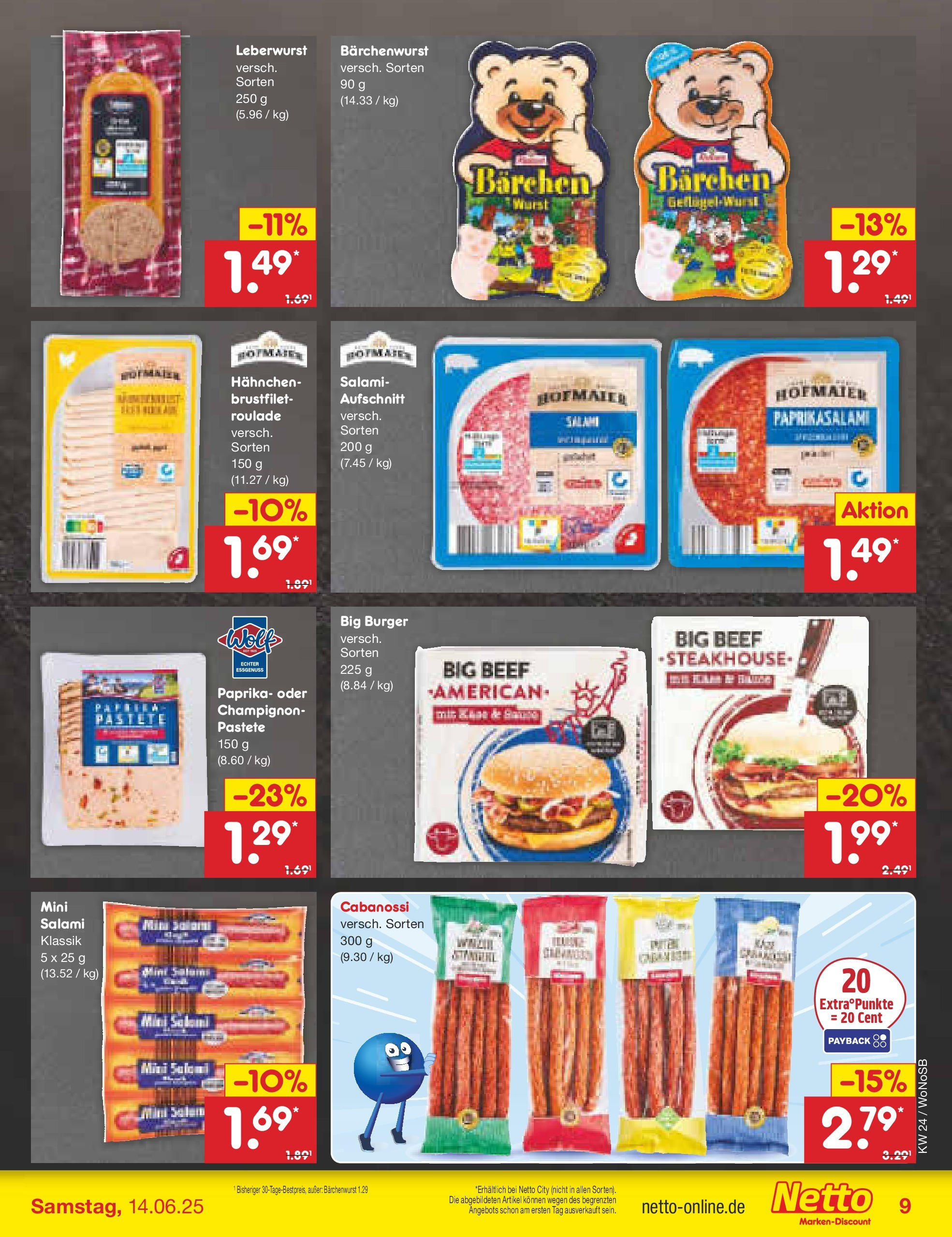 Netto Marken-Discount prospekt Lahnau (ab 10.06.2025) » Angebote | Seite: 9 Netto Marken-Discount prospekt Lahnau (ab 10.06.2025) » Angebote | Seite: 9