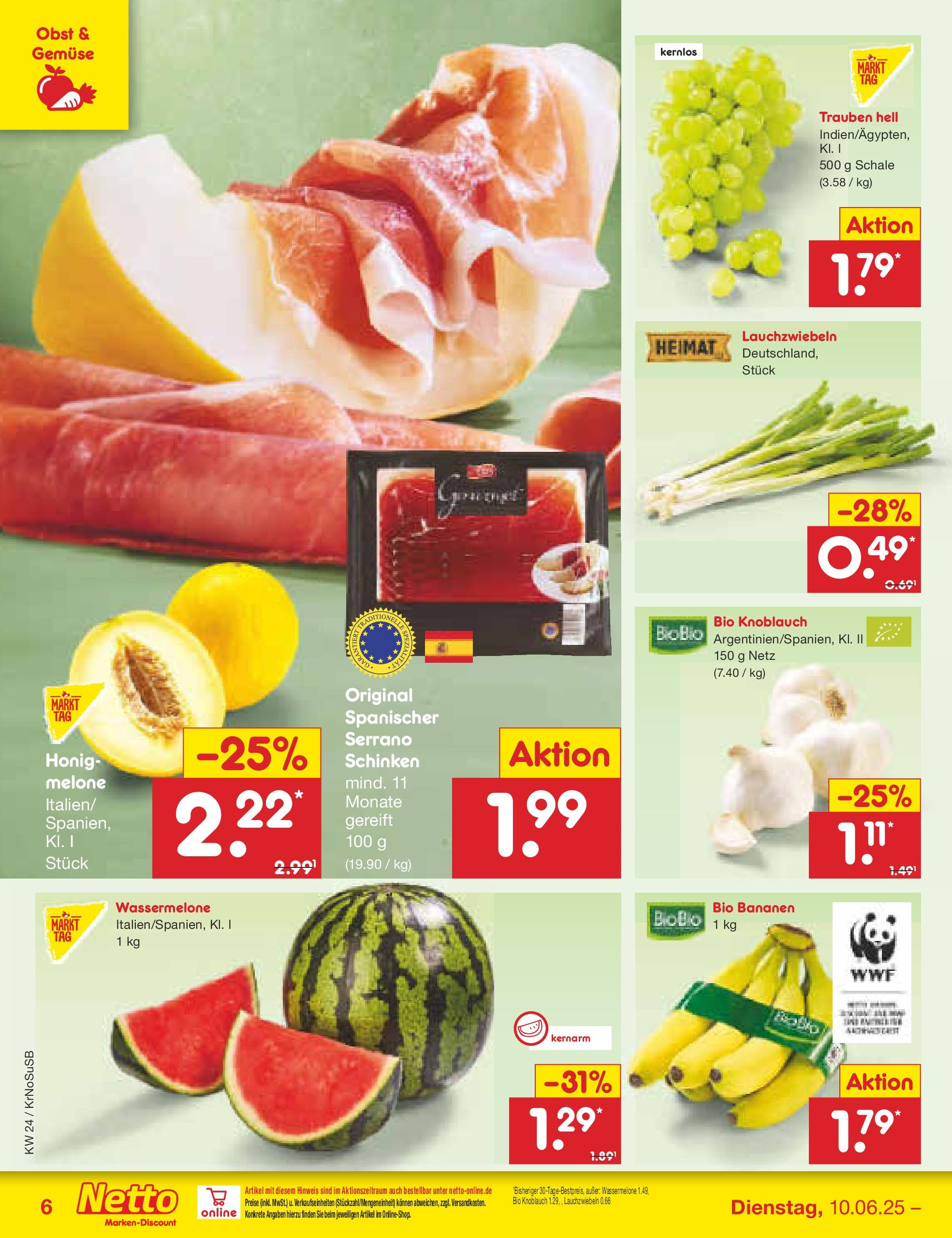 Netto Marken-Discount prospekt Duisburg (ab 10.06.2025) » Angebote | Seite: 6 Netto Marken-Discount prospekt Duisburg (ab 10.06.2025) » Angebote | Seite: 6