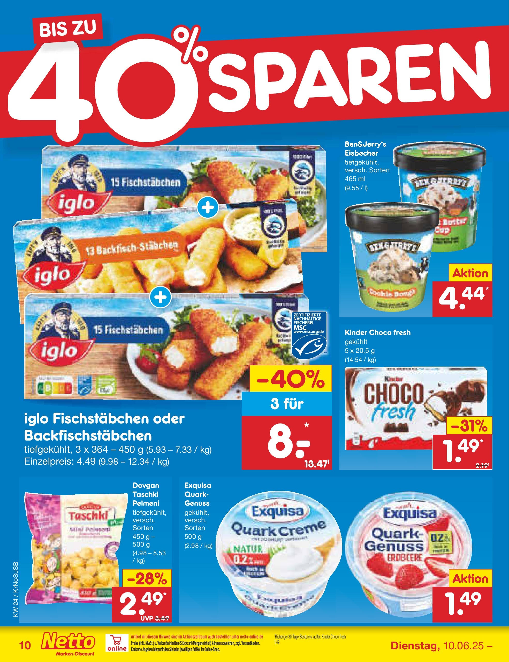 Netto Marken-Discount prospekt Duisburg (ab 10.06.2025) » Angebote | Seite: 10 Netto Marken-Discount prospekt Duisburg (ab 10.06.2025) » Angebote | Seite: 10