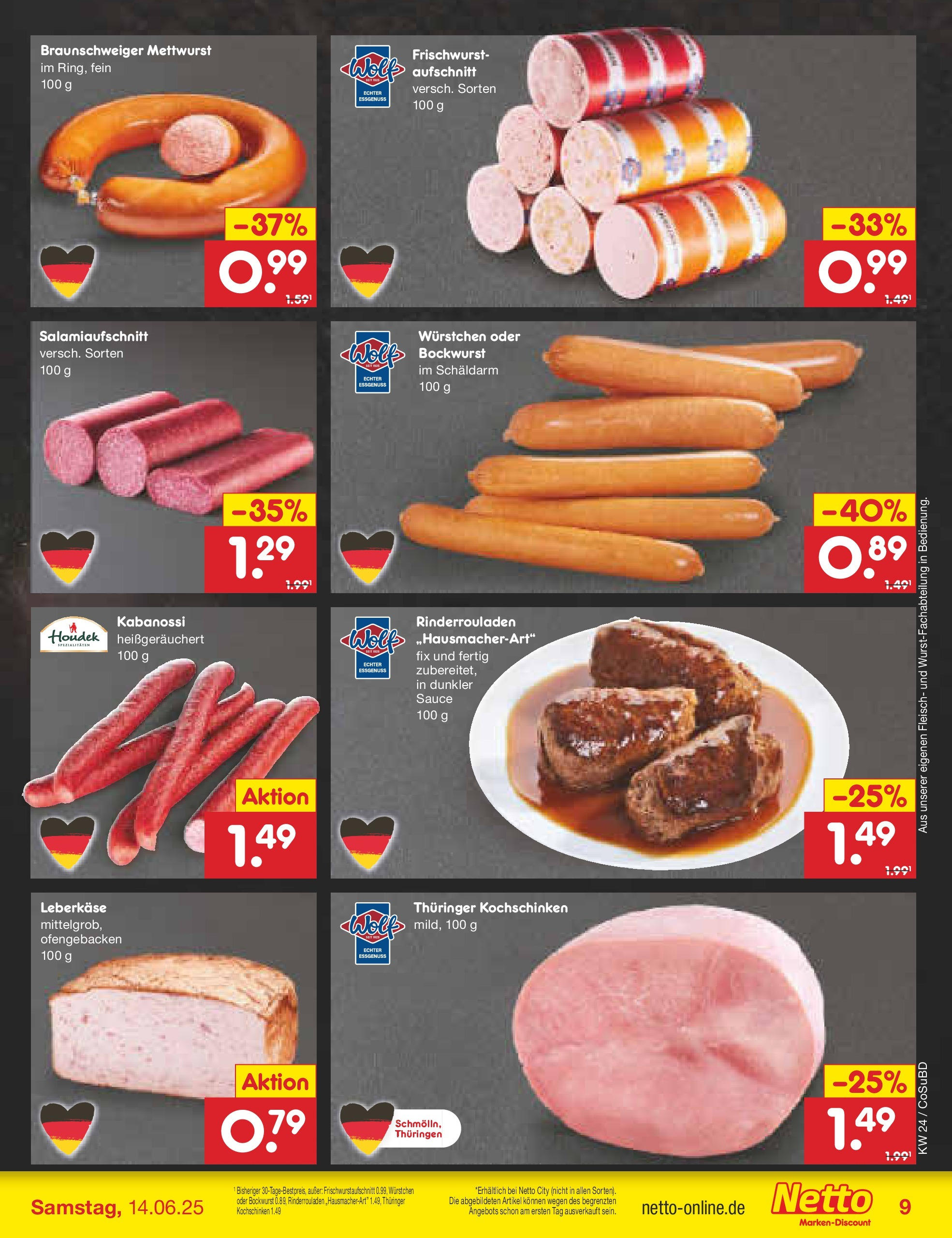 Netto Marken-Discount prospekt Delitzsch (ab 10.06.2025) » Angebote | Seite: 9 Netto Marken-Discount prospekt Delitzsch (ab 10.06.2025) » Angebote | Seite: 9
