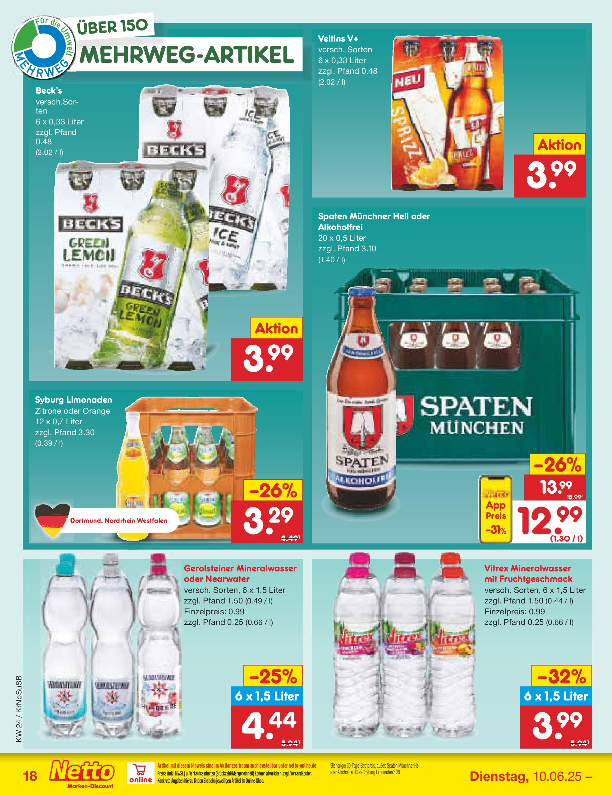Netto Marken-Discount prospekt Duisburg (ab 10.06.2025) » Angebote | Seite: 26 Netto Marken-Discount prospekt Duisburg (ab 10.06.2025) » Angebote | Seite: 26