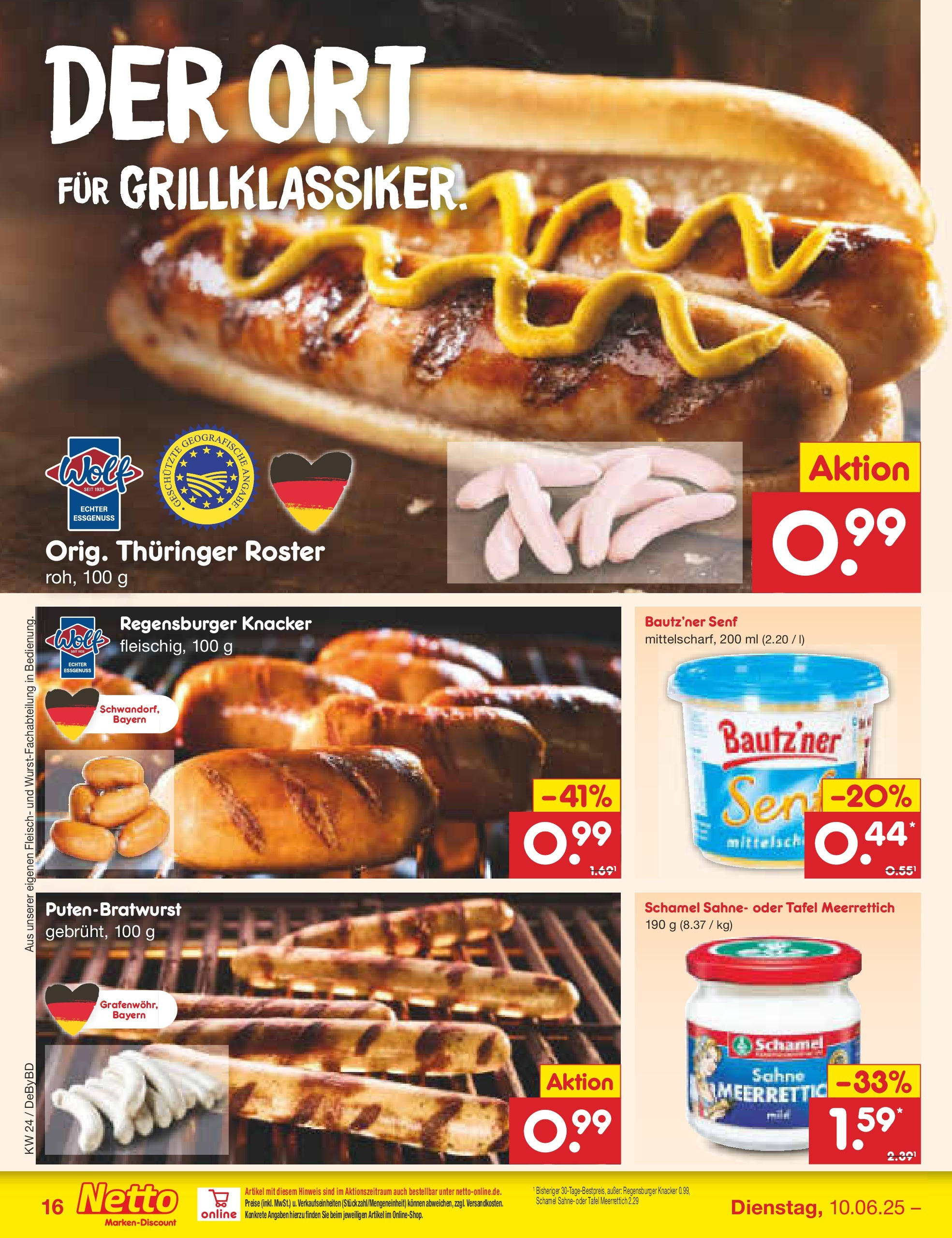 Netto Marken-Discount - Netto: Wochenangebote (ab 10.06.2025) » Angebote | Seite: 20 | Produkte: Sahne, Fleisch Netto Marken-Discount - Netto: Wochenangebote (ab 10.06.2025) » Angebote | Seite: 20 | Produkte: Sahne, Fleisch