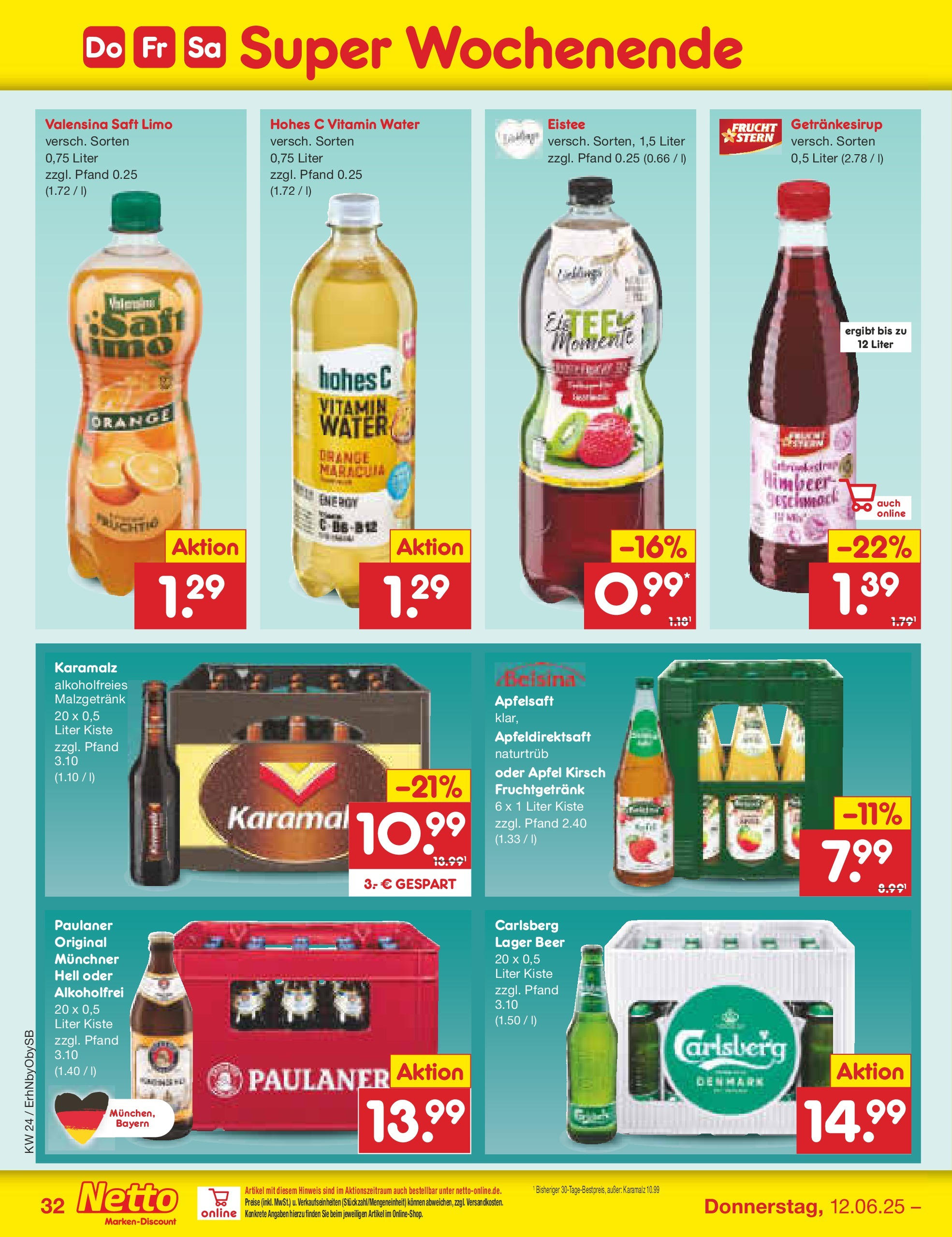 Netto Marken-Discount prospekt Mauern (ab 10.06.2025) » Angebote | Seite: 50 | Produkte: Äpfel, Apfelsaft, Valensina, Saft Netto Marken-Discount prospekt Mauern (ab 10.06.2025) » Angebote | Seite: 50 | Produkte: Äpfel, Apfelsaft, Valensina, Saft