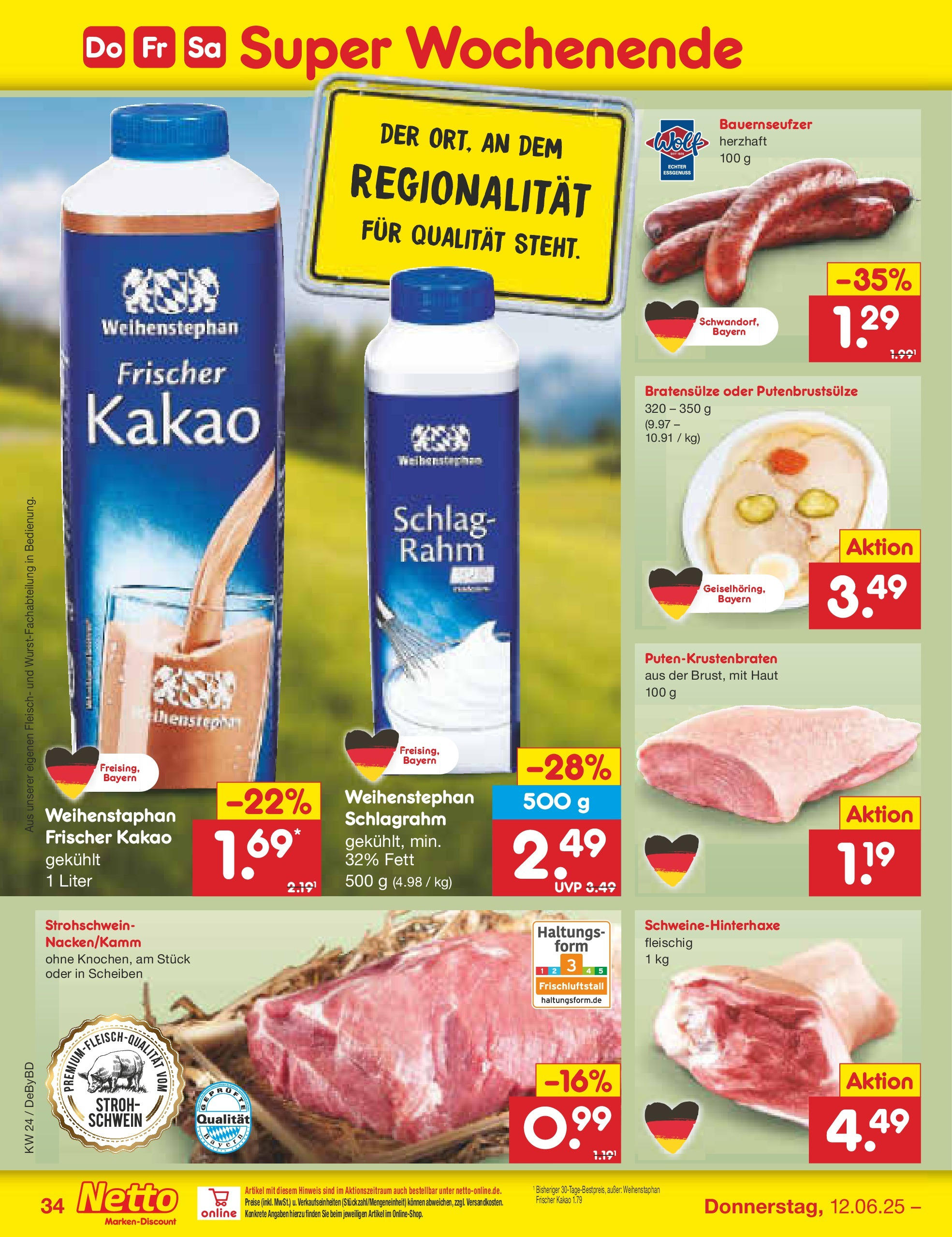 Netto Marken-Discount - Netto: Wochenangebote (ab 10.06.2025) » Angebote | Seite: 52 | Produkte: Fleisch Netto Marken-Discount - Netto: Wochenangebote (ab 10.06.2025) » Angebote | Seite: 52 | Produkte: Fleisch
