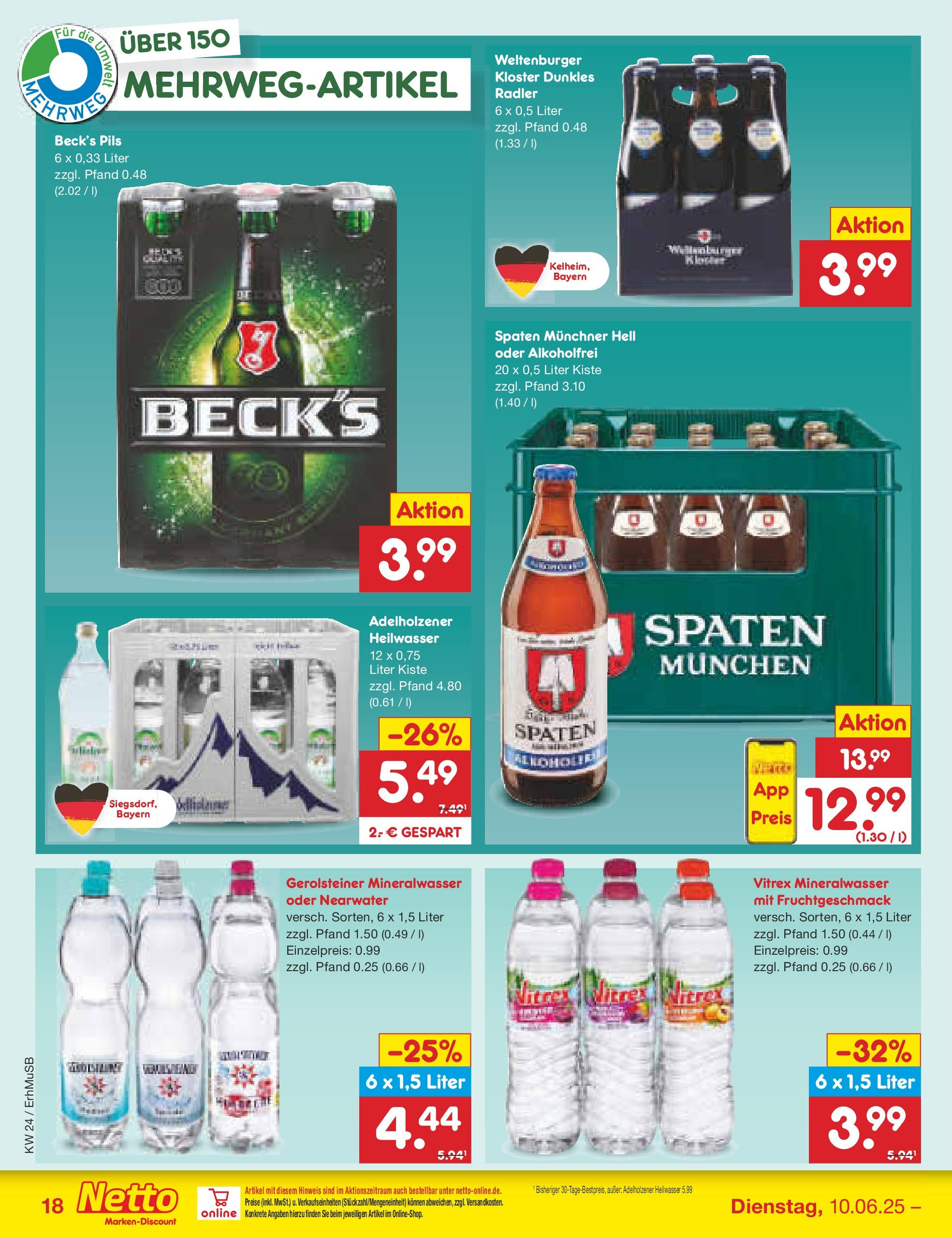 Netto Marken-Discount Prospekt (ab 10.06.2025) » Angebote | Seite: 26 Netto Marken-Discount Prospekt (ab 10.06.2025) » Angebote | Seite: 26