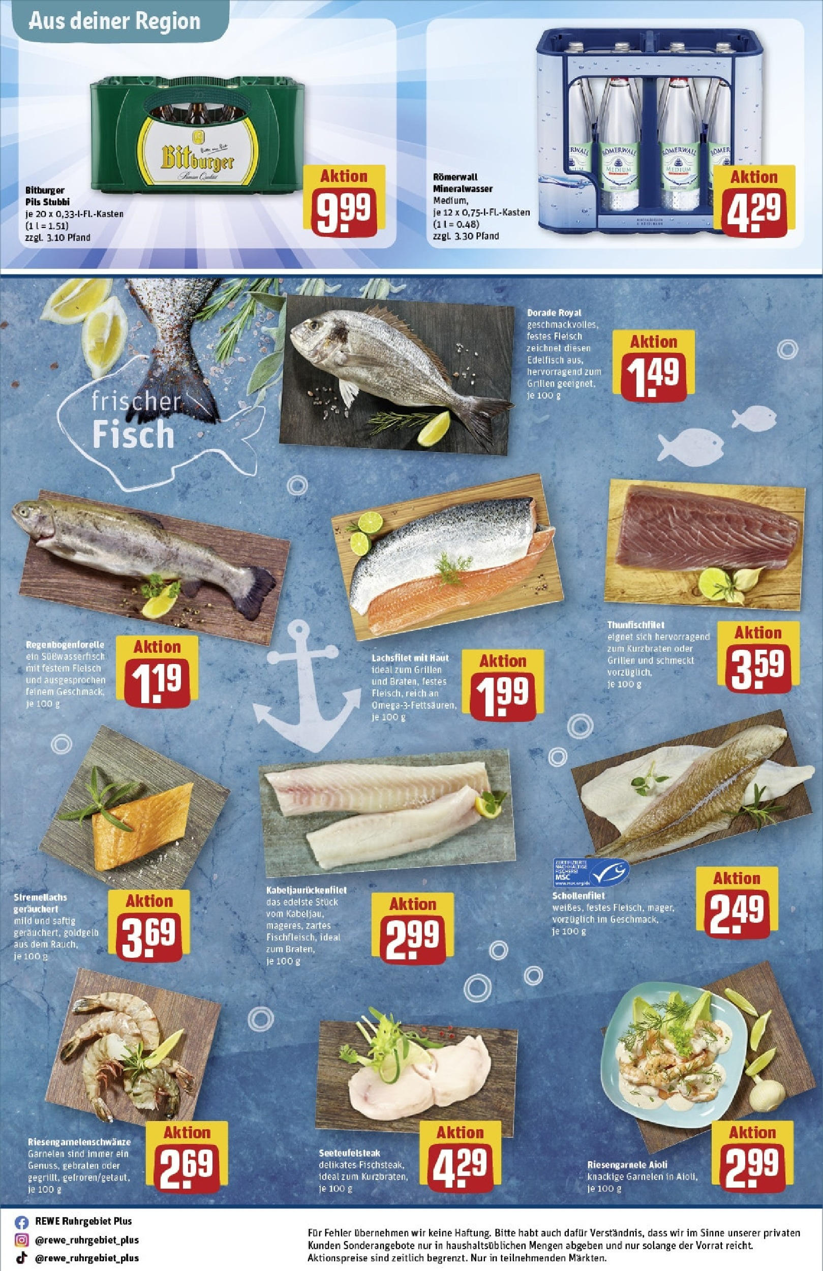 Rewe prospekt Duisburg / Bergheim	 (ab 01.06.2025) zum Blättern » Angebote | Seite: 32