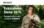 Se slevou 10 % na Sony techniku!