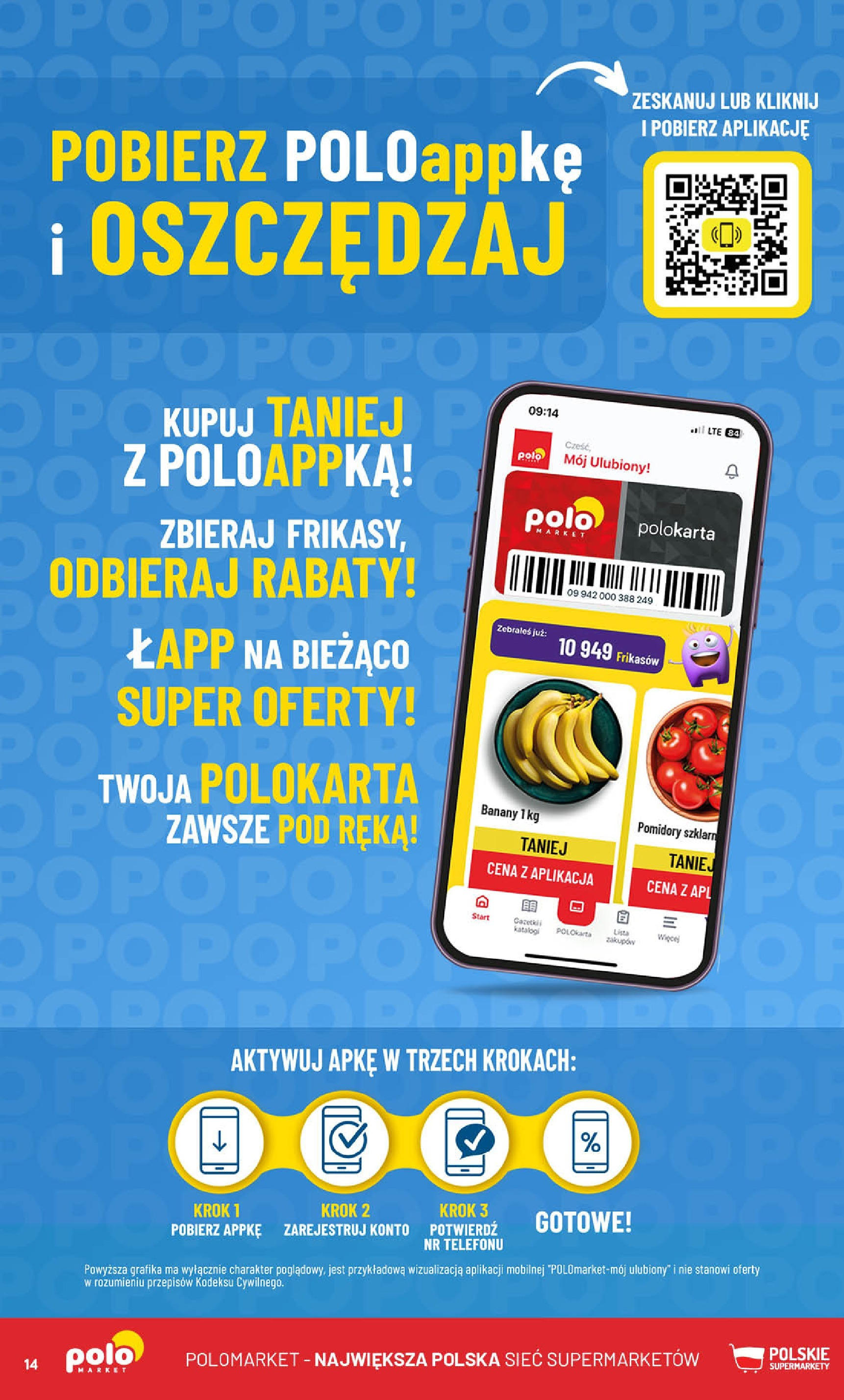 POLOmarket gazetka od jutra (04.06.2025) - Nowa PDF | Strona: 14 | Produkty: Pomidory, Banany