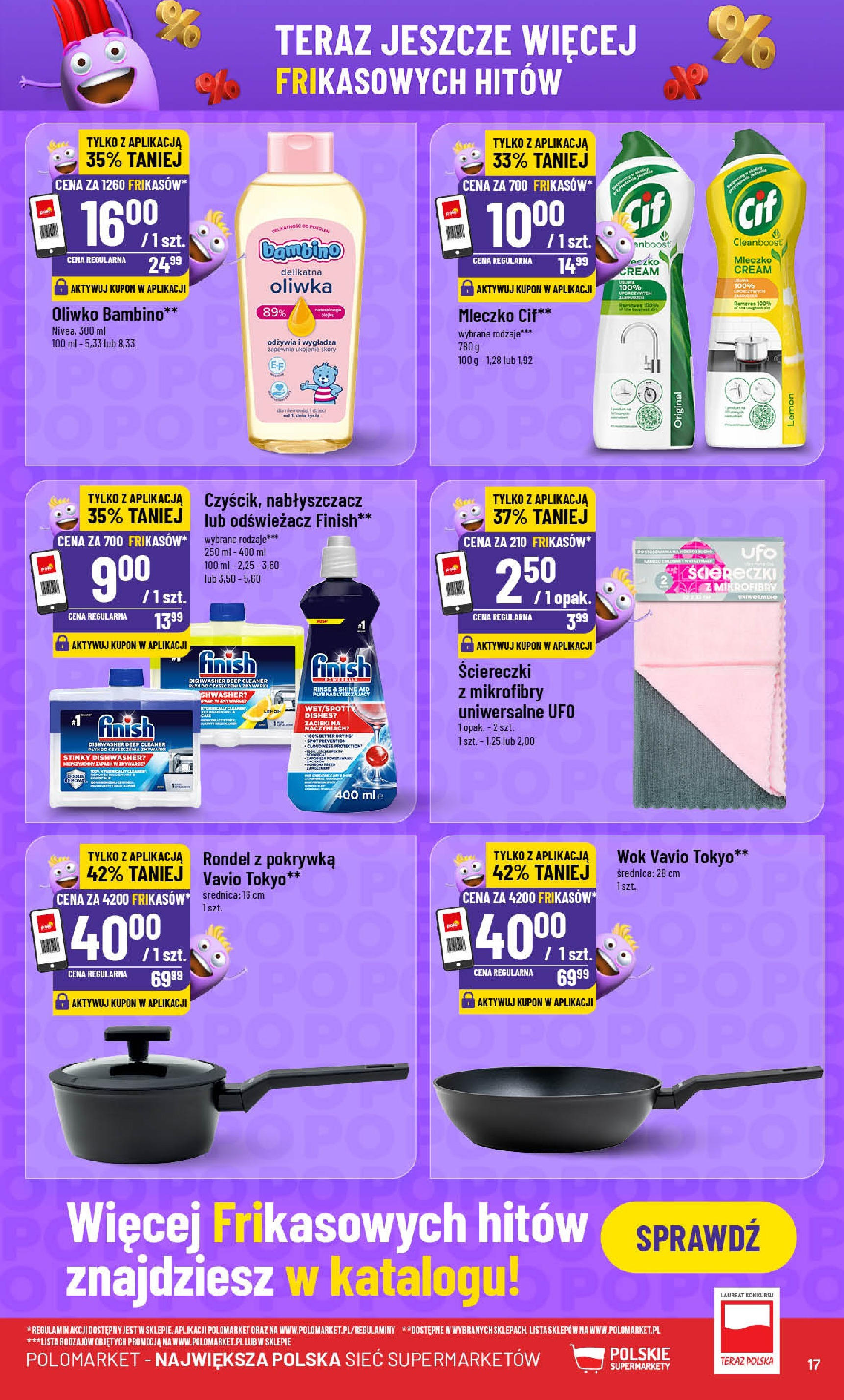 POLOmarket gazetka od jutra (04.06.2025) - Nowa PDF | Strona: 17 | Produkty: Odświeżacz, Cleaner, Zapach, Finish