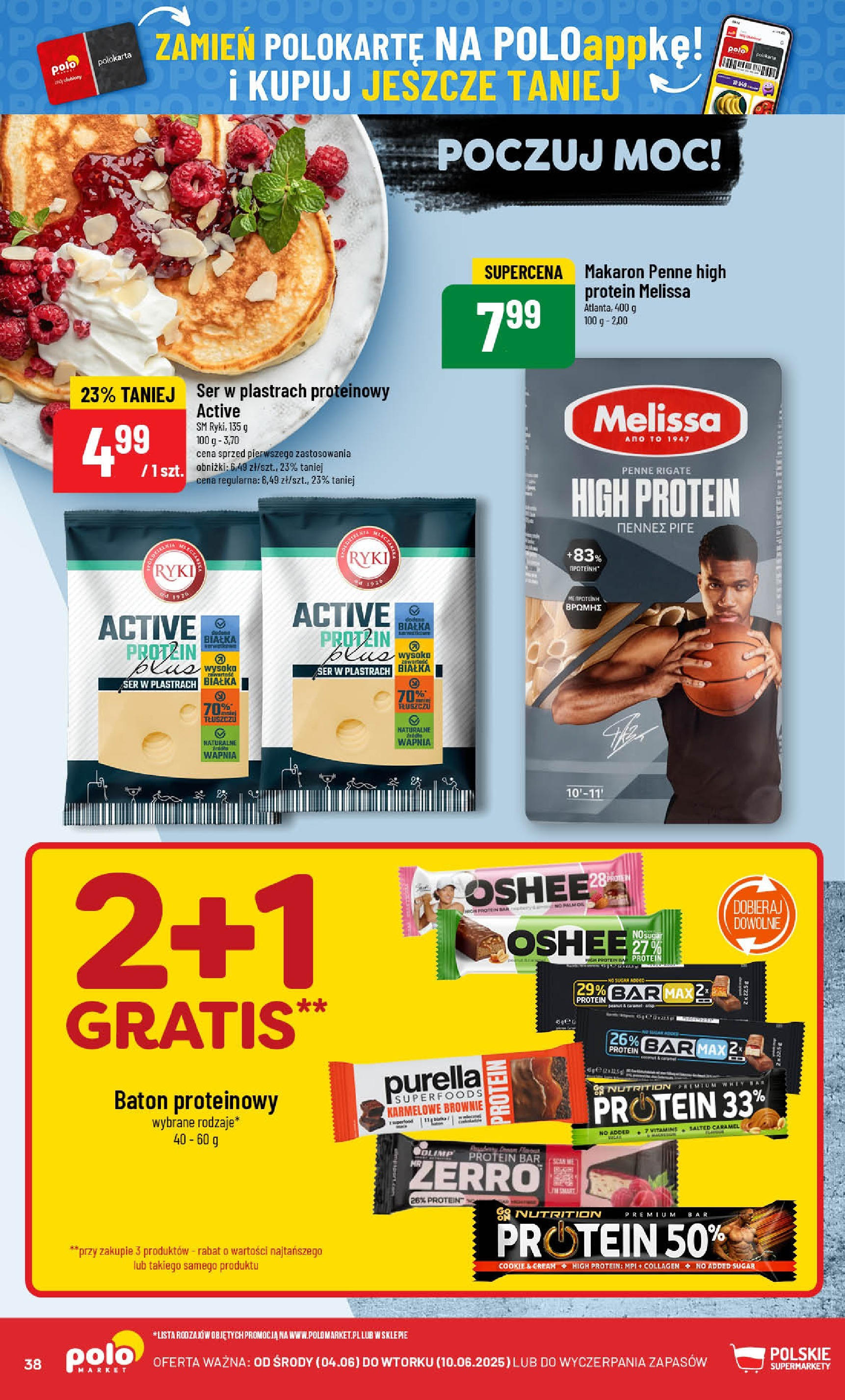 POLOmarket gazetka od jutra (04.06.2025) - Nowa PDF | Strona: 38 | Produkty: Penne, Ser, Brownie, Makaron