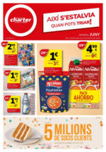Supermercados Charter AIXÍ S’ESTALVIA QUAN POTS TRIAR! - hasta el 25.06.2025