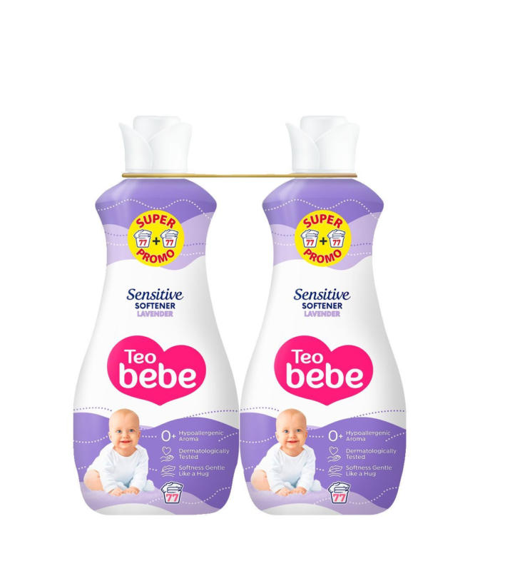 Teo Bebe Омекотител 2 х 77 пранета