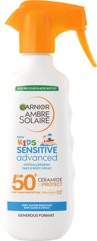 GARNIER AMBRE SOLAIRE KIDS Слънцезащитен спрей Sensitive