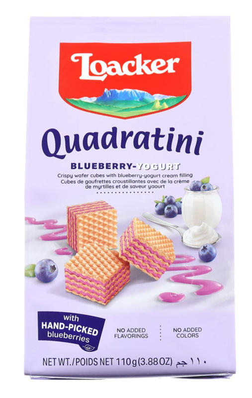 Loacker Вафли Quadratini различни видове