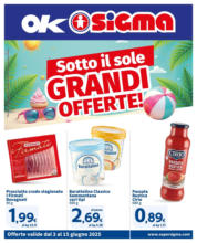 Sotto il sole grandi offerte! , Ok Sigma