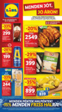 Lidl újság érvényessége 2025.06.11--ig