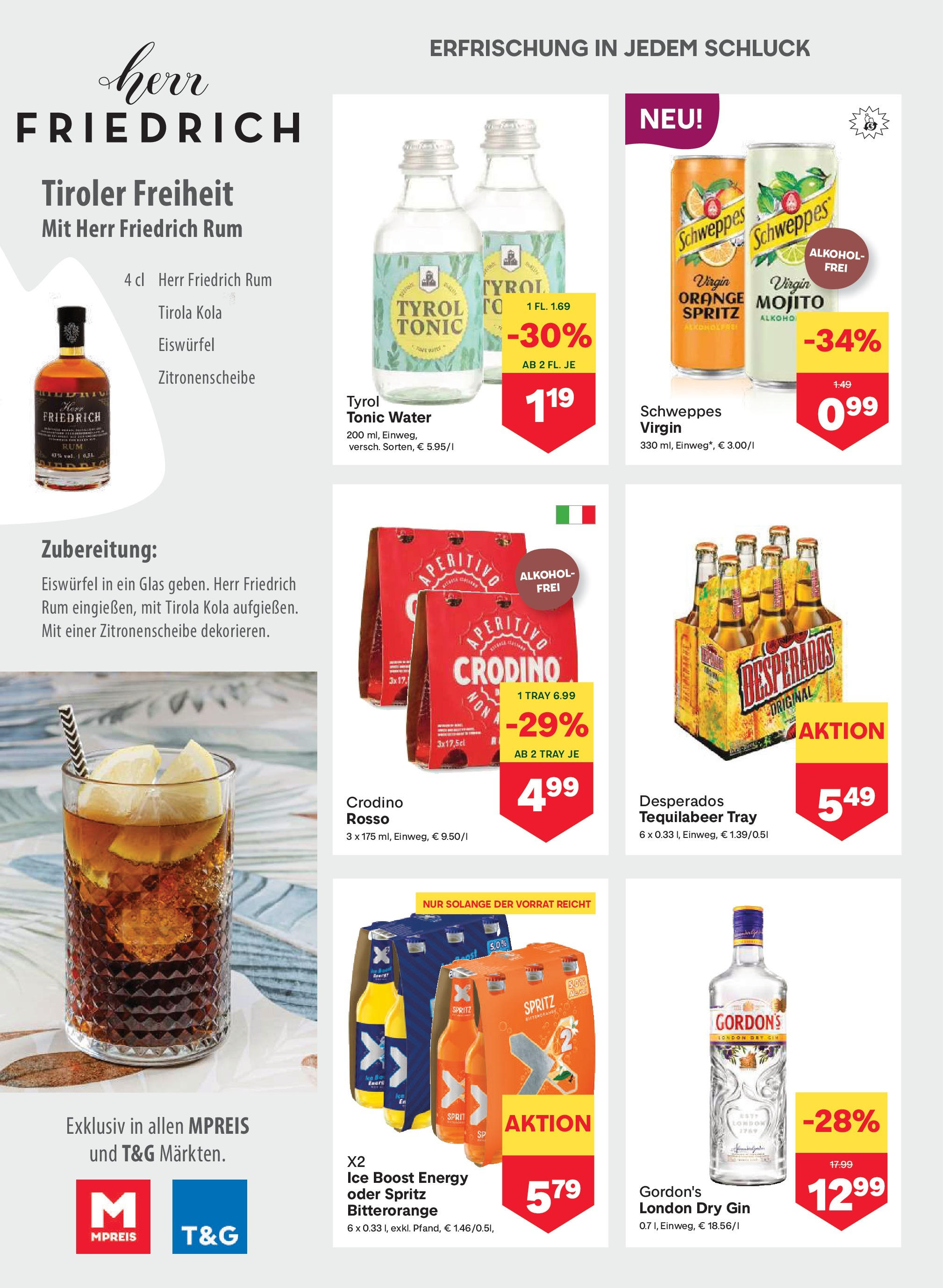 MPREIS Steyr von 12.06.2025 - Aktuelle Angebote | Seite: 10 | Produkte: Gin